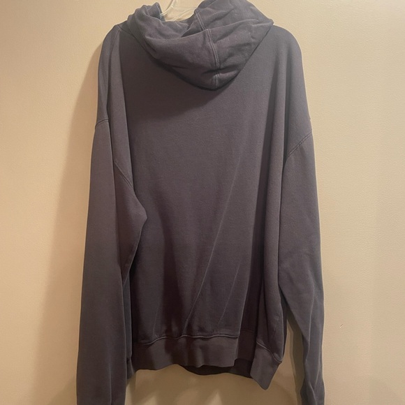 Men's Gray and Green Hoodie - Picture 3 of 3